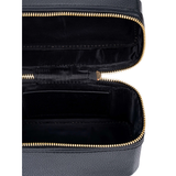 Black Boxy Handbag with Shoulder Strap